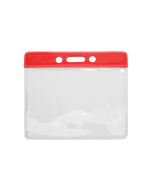 Red badge holders for events (100 Pcs)