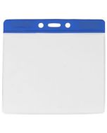 Blue large badge holder for events (100 Pcs)