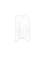 Transparent open vertical badge holder in ABS (100 Pcs)