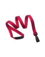 ECO lanyard in recycled PET 10mm Red (100 Pcs)