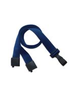 ECO lanyard in recycled PET 16mm Blue navy (100 Pcs)