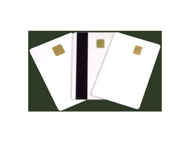 Smart card SLE4442 with magnetic stripe HiCo