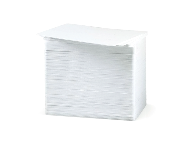 Zebra White Card in PVC 1,02mm (40mil)