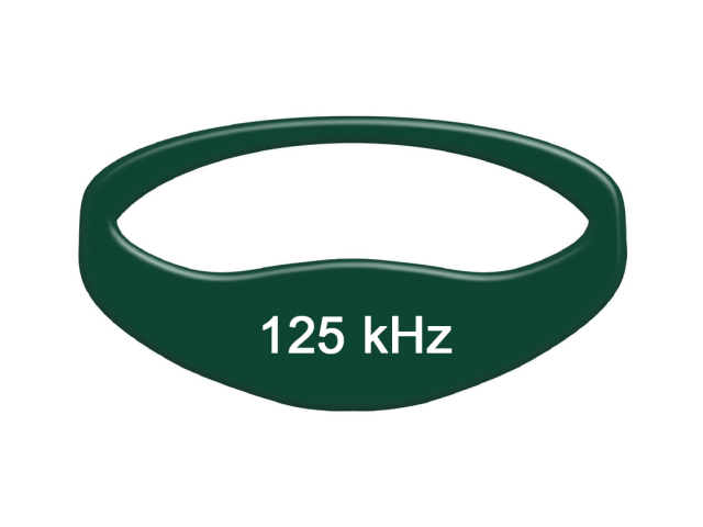 Wristband 125kHz -  silicon green 74mm