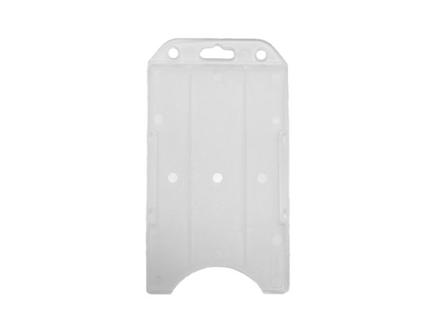 White open vertical badge holder in ABS
