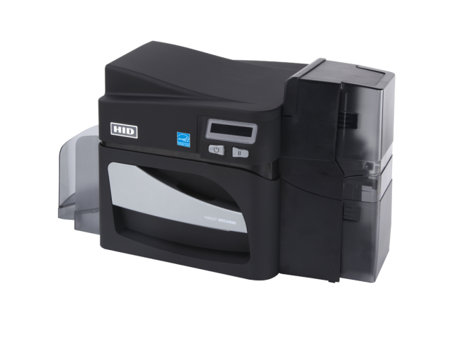 DTC4500e single-sided Card printer - Combo encoders & Locking hoppers