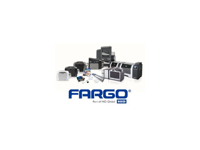 Double card tray block for Fargo printers