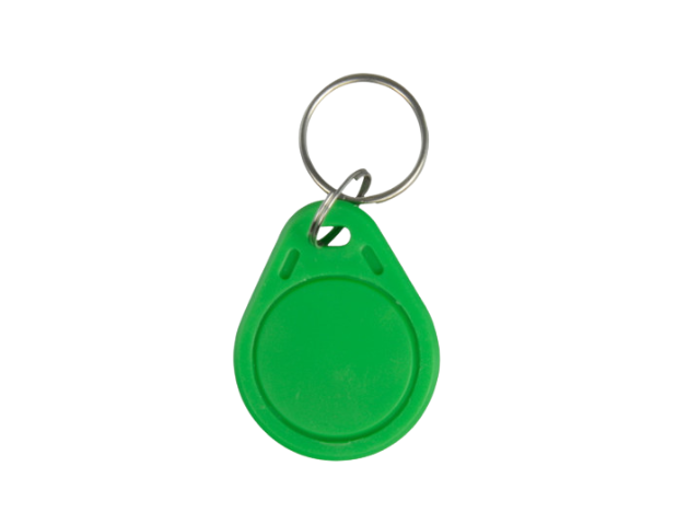 Green keyfob TK17 with chip NXP Mifare 1K - S50