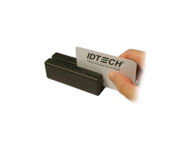 Magnetic card reader MiniMag Duo - Tracks 1&2&3 / USB/HID / Black