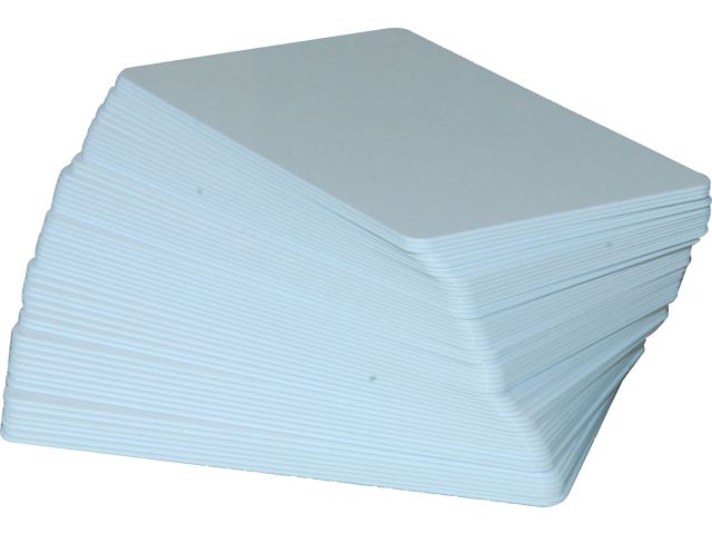Premium Plus Cards 30 mil. white surface