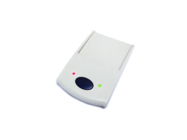 PCR330 RFID card reader in keyboard emulation with case