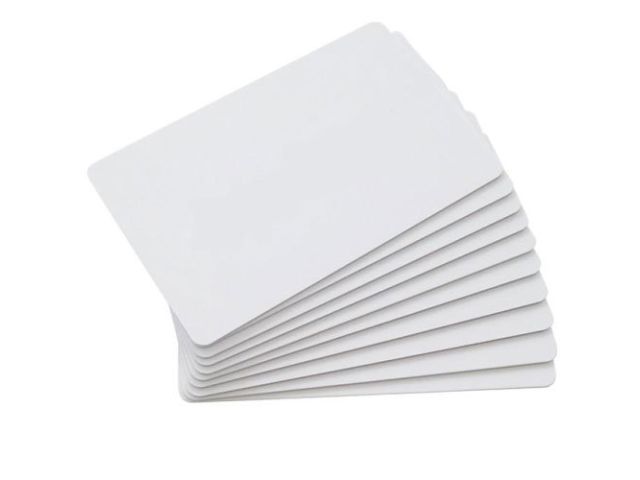 PVC White Card - Food safe card solution