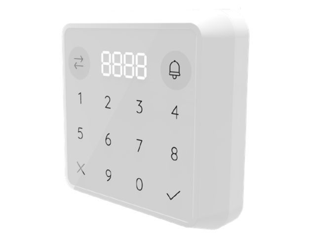 RFID/10 White – Keypad - QR Reader/BLE/RFID