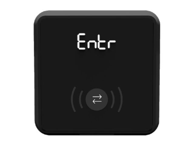 RFID/10 Black – IN/OUT Button - QR Reader/BLE/RFID