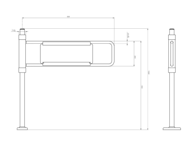 Puerta Mecánica Izquierda Estándard con puerta std