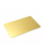 Zebra Card in Pvc GOLD metallic 0,76mm