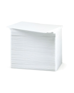 Zebra White Card in PVC 1,02mm (40mil) - (100 Pcs)