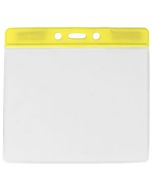 Yellow large badge holder for events