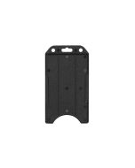 Black open vertical badge holder in ABS (100 Pcs)