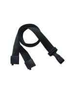 ECO lanyard in recycled PET 16mm Black