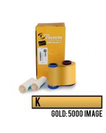 Zebra ZXP7 ribbon - gold - 5000 prints