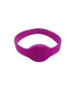Silicon 74 mm wristband TK4100 125 KHz, PINK