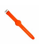 Adjustable silicon F08 wristband - ORANGE