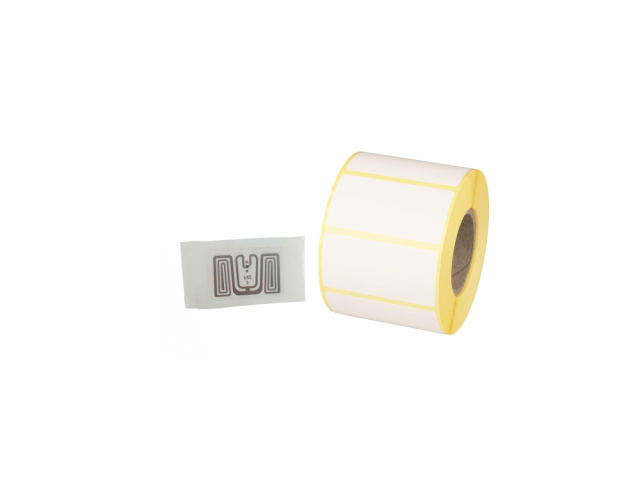 PVC UHF M4 (F43) 60x30mm label with 3M adhesive