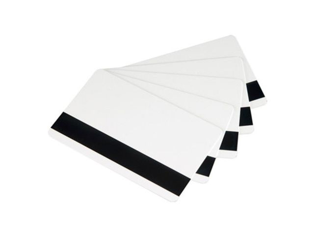 Zebra Card in Pvc 0,76mm +  HiCo - for YMCuvK ribbon (100 Pcs)