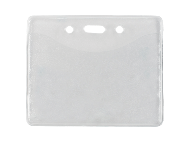 Horizontal badgeholder in vinyl (Insert: 59H X 86W mm) -  (100 Pcs)