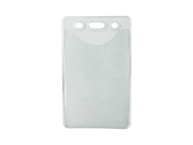 Vertical badgeholder in vinyl  (Insert: 86H X 59W mm) -  (100 Pcs)