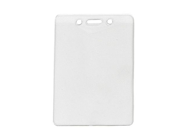 Vertical Badgeholder in vinyl  (Insert: 103H X 76W mm) -  (100 Pcs)