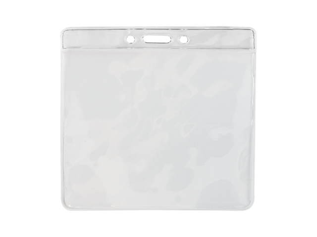 Transparent large badge holder for events (100 Pcs)