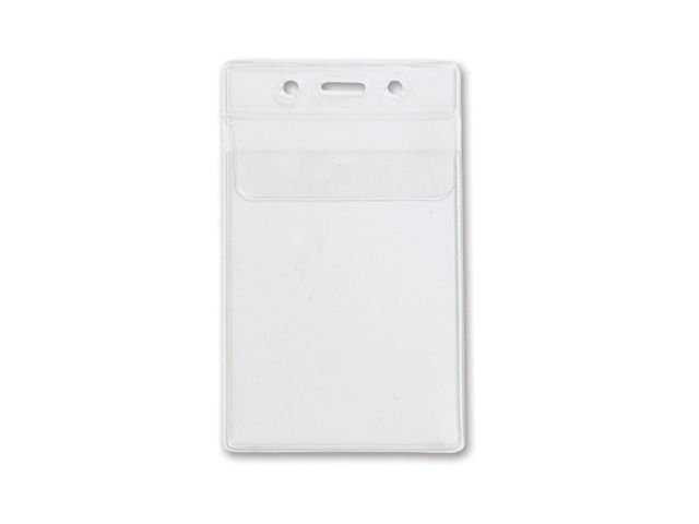 Badge holder in transparent vinyl (100 Pcs)