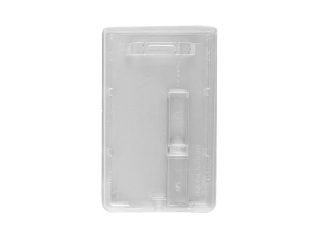 Transparent horizontal badge holder - slider (100 Pcs)