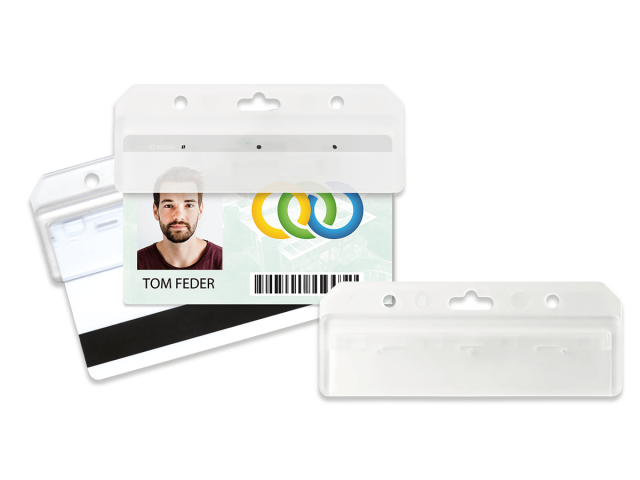 Half-card holder for magnetic stripe cards (100 Pcs)