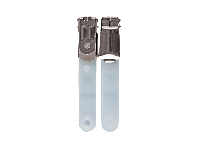 Metal Suspender Clip with Molded Nylon Strap (100 Pcs)
