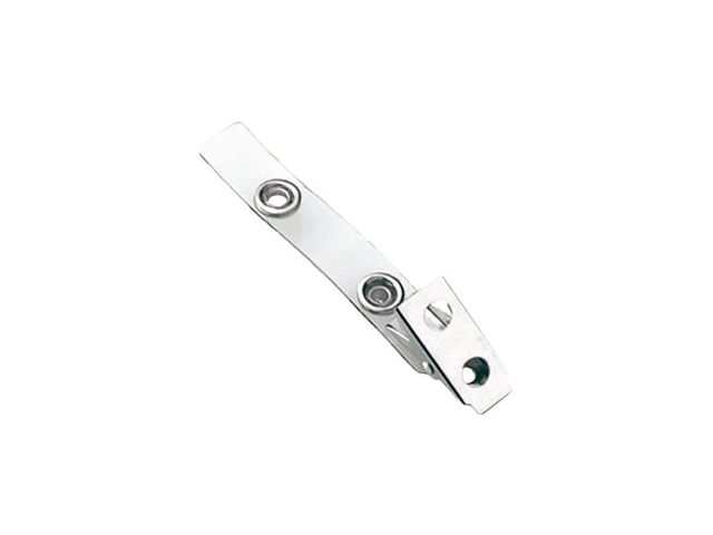 Metal Crocodile Clip with Vinyl Strap and Metal Snap (100 Pcs)
