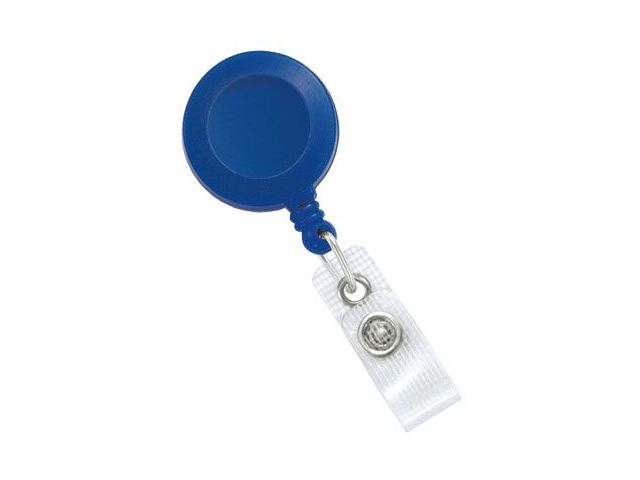 Translucent blue badge reel (100 Pcs)