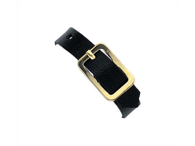 Genuine Leather Luggage Strap (153mm), Brass-plated (100 Pcs)