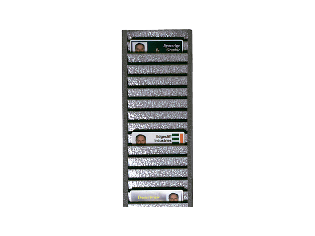 Metal Badge rack for 40 badges (horizontal)