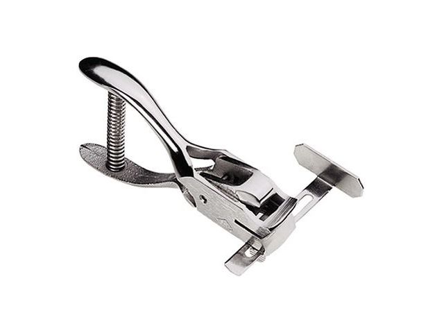 Hand-held Slot Punch - Adjustable Centering Guide