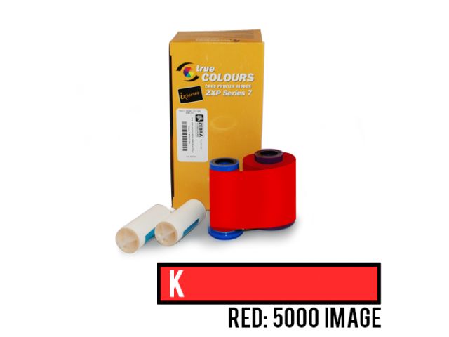 Zebra ZXP7 ribbon - red - 5000 prints