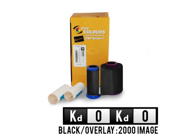 Zebra ZXP7 ribbon - KdO - 2000 prints