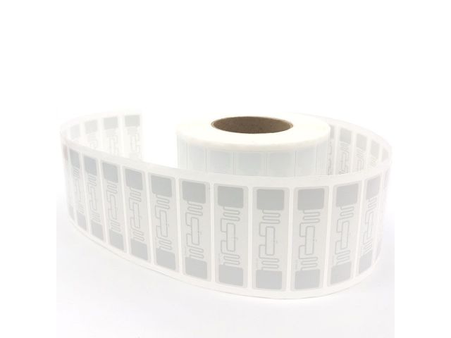 UHF PVC Label M4QT- PET Adhesive - 74x35mm