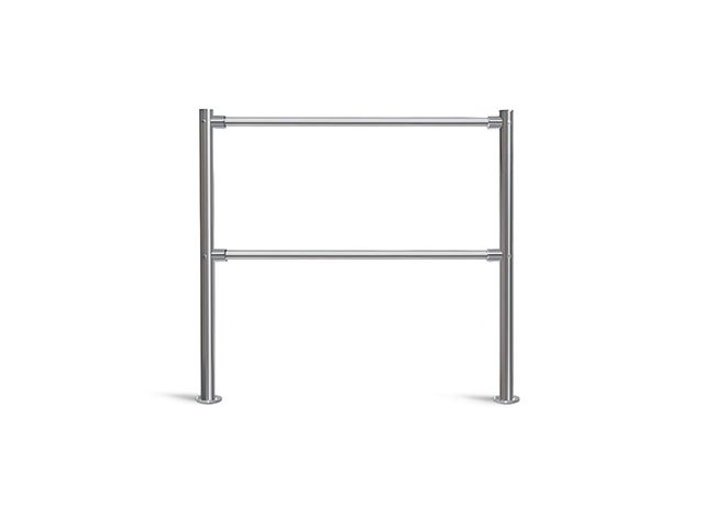 Transenna fissa da 1 m in acciaio INOX