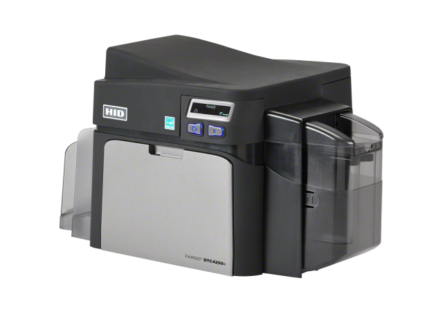 DTC4250e Card Printer Dual Side - Input/Output Hoppers