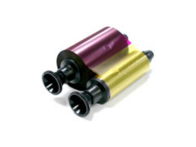 Colour ribbon 5 panel YCMKO for Evolis Tattoo