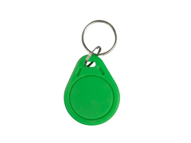 Green keyfob TK17 with chip NXP ISO14443A 1K - S50