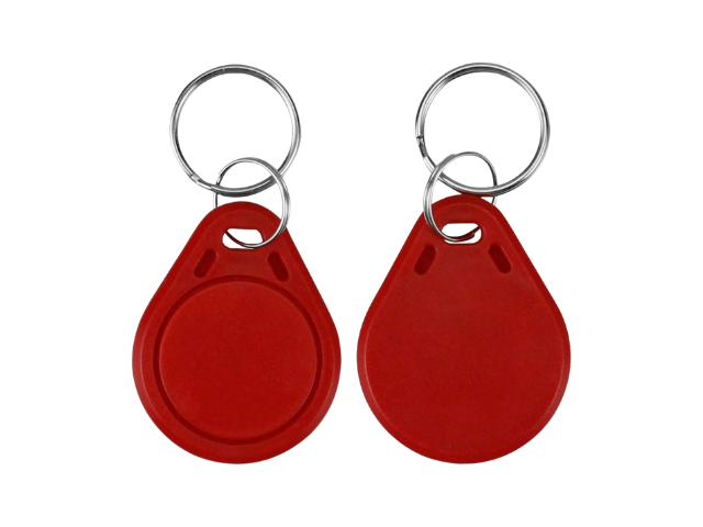 Red Keyholder RFID Tag chip ISO14443A S50